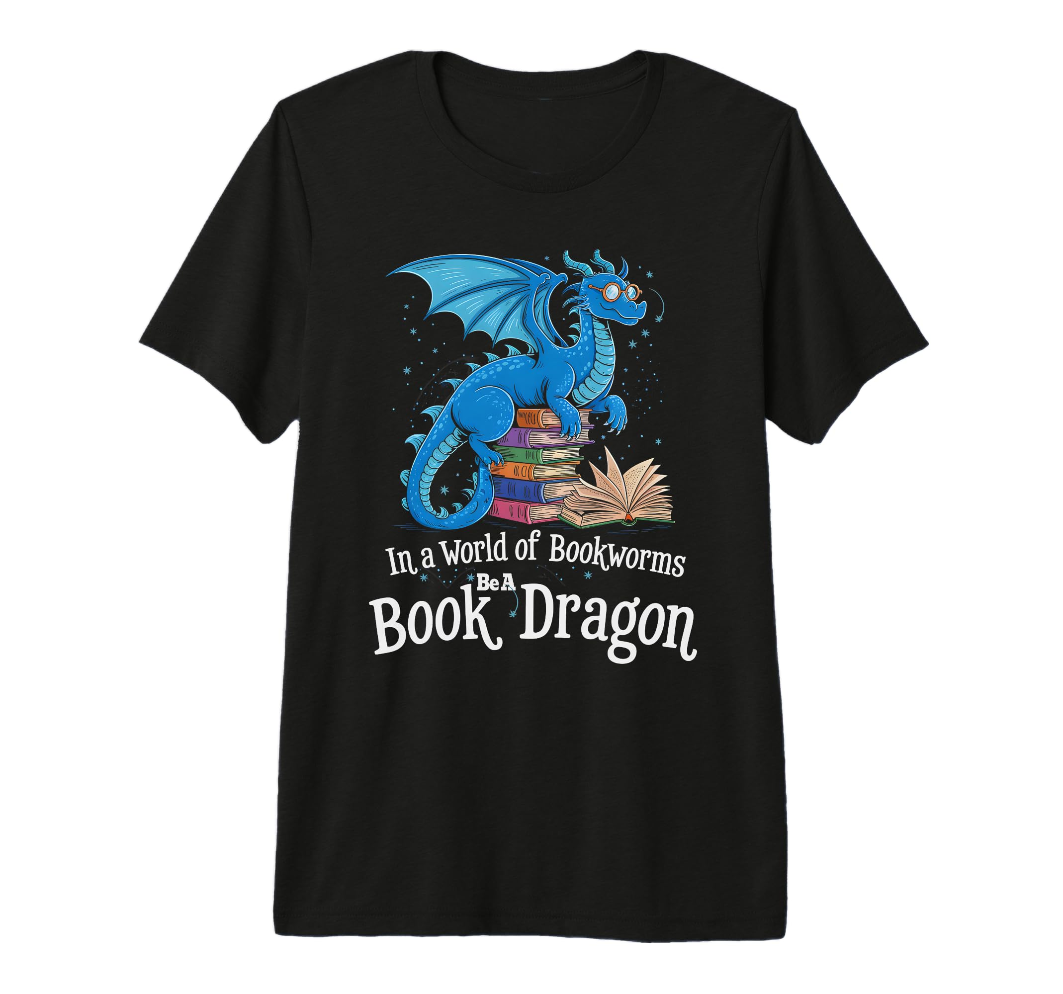 Bookworms Be Book Dragon Bookish Squad T-Shirt - Unique Graphic Unisex - T-Shirt, Sweatshirt, Hoodie