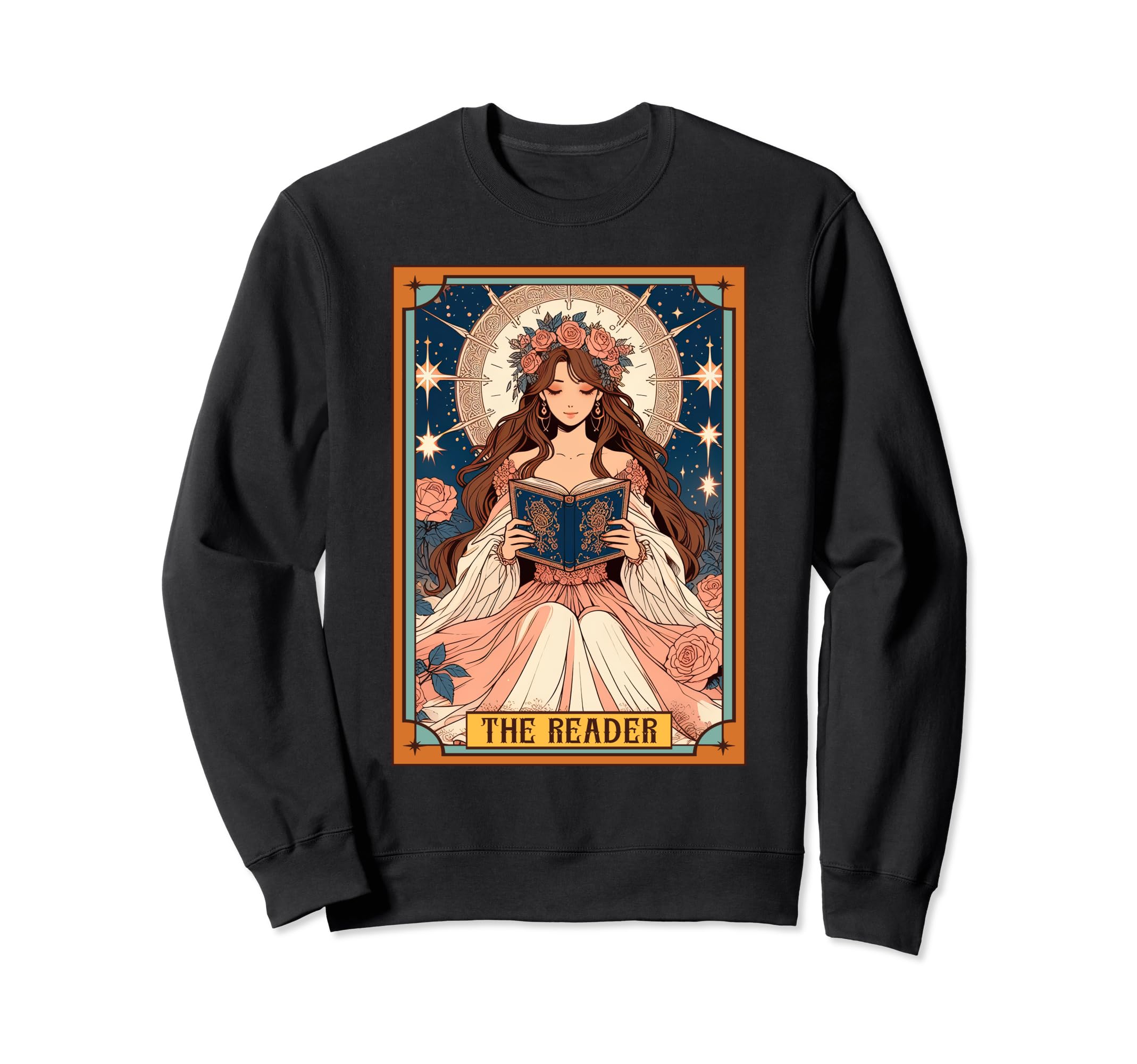Librarian Reading Book Lover Bookish Sweatshirt - Graphic Print Unisex - T-Shirt, Sweatshirt, Hoodie