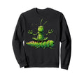 Meditation Grasshopper Yoga Pose Sweatshirt - Minimalist Print Men Women - T-Shirt, Sweatshirt, Hoodie