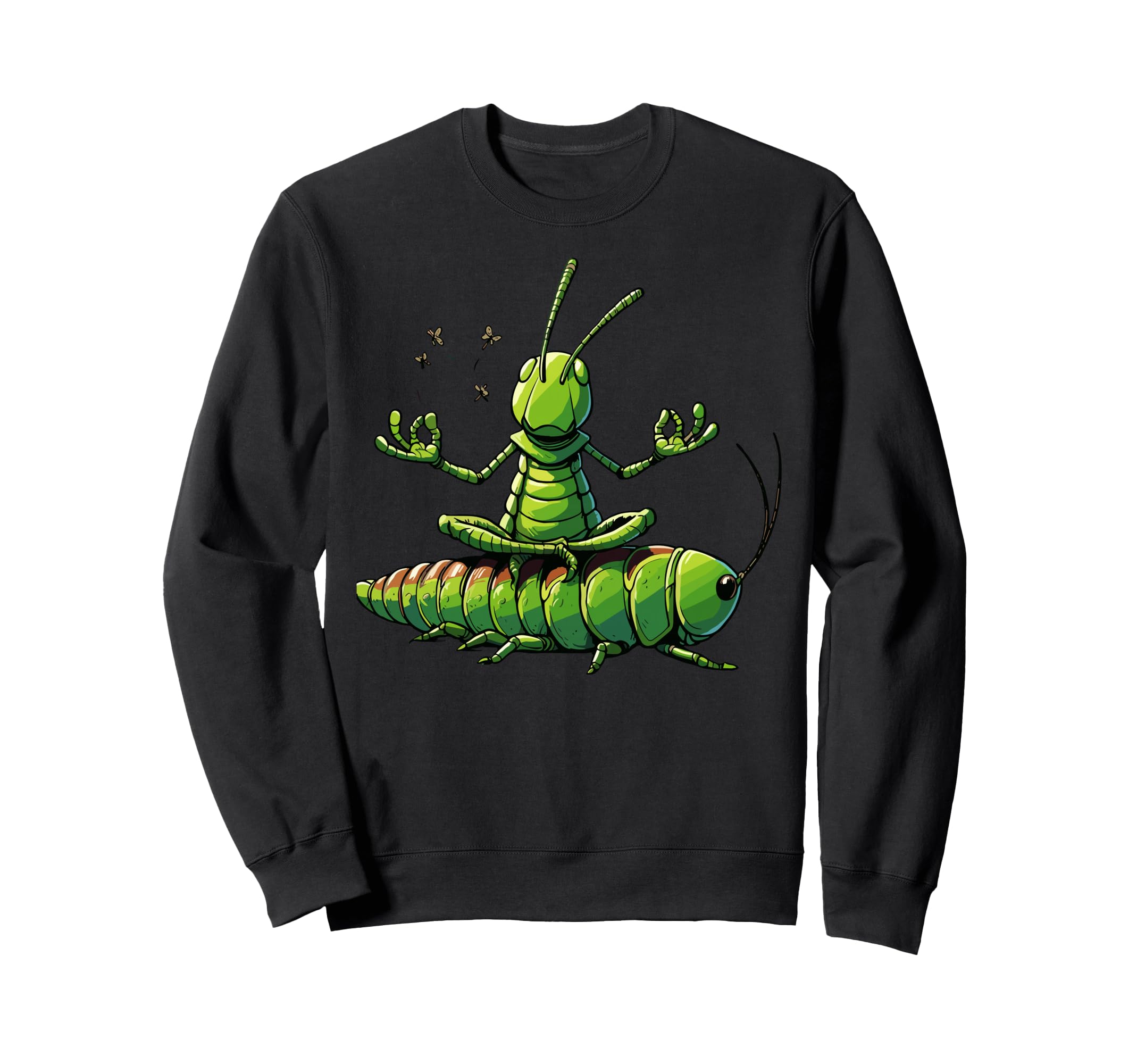 Meditation Grasshopper Yoga Pose Sweatshirt - Minimalist Print Men Women - T-Shirt, Sweatshirt, Hoodie