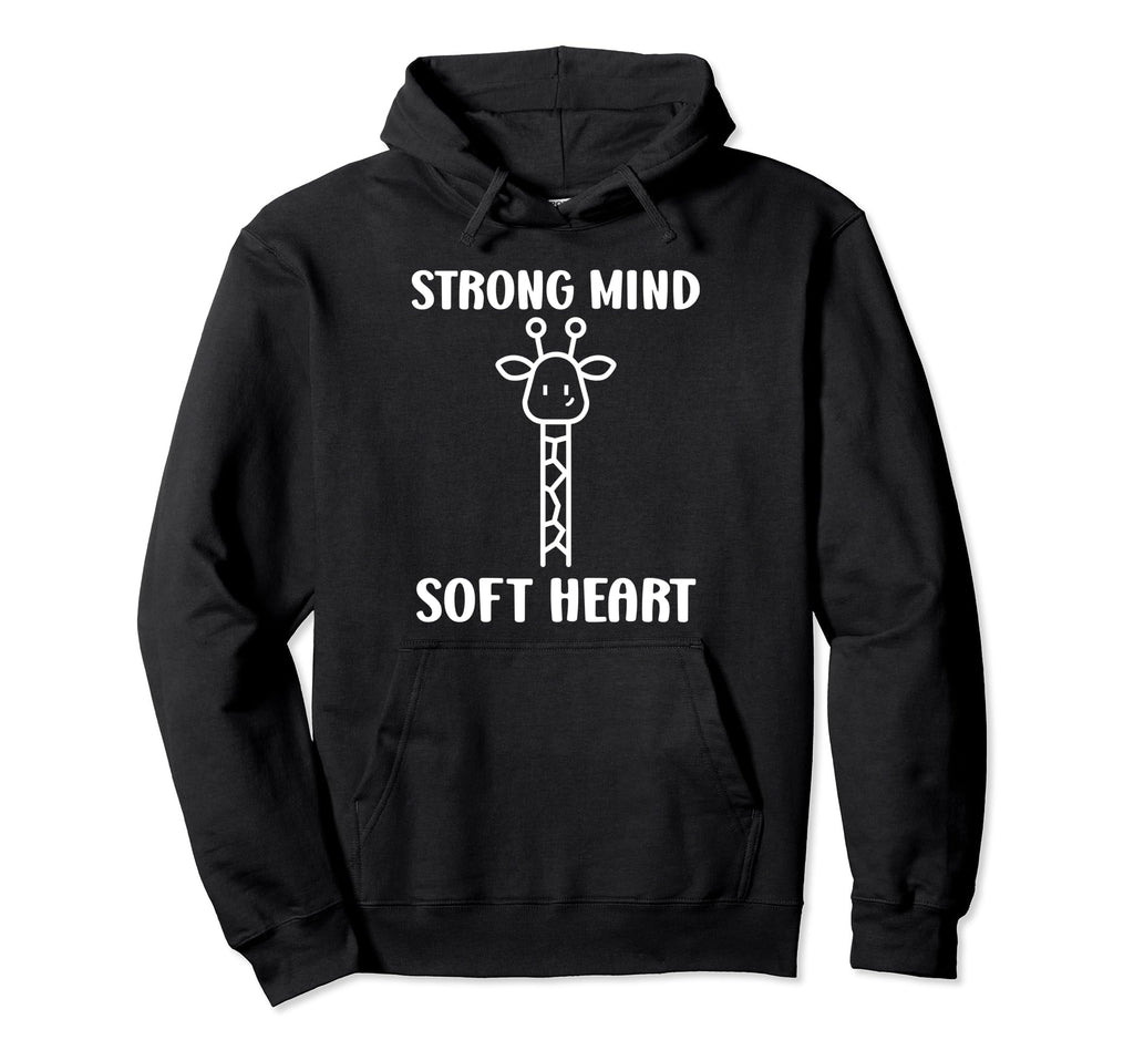 Animal Strong Mind Soft Heart Hoodie - Casual Everyday Wear Men Women - T-Shirt, Sweatshirt, Hoodie