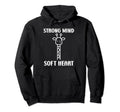 Animal Strong Mind Soft Heart Hoodie - Casual Everyday Wear Men Women - T-Shirt, Sweatshirt, Hoodie