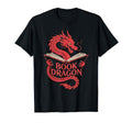 America Bookworm Be Book Dragon T-Shirt - Casual Everyday Wear Unisex - T-Shirt, Sweatshirt, Hoodie