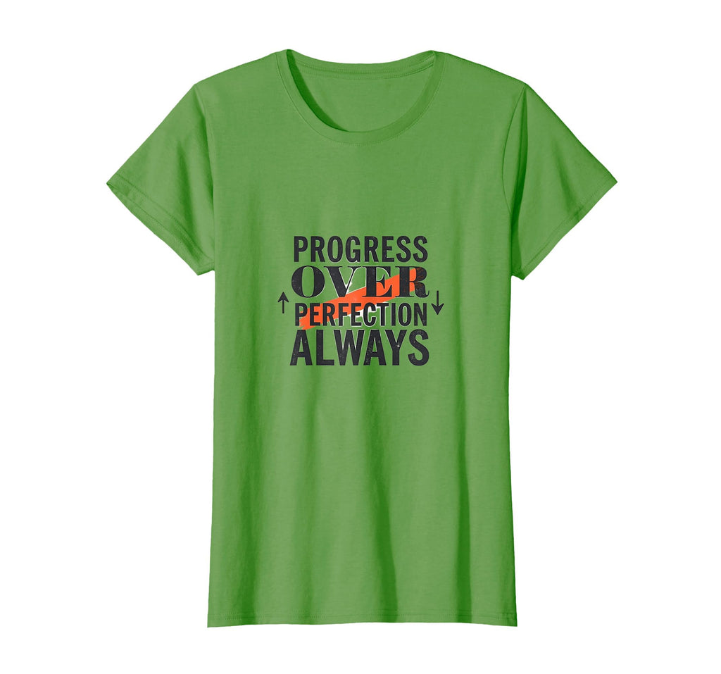 Progress Over Perfection Always T-Shirt - Aesthetic Graphic Unisex - T-Shirt, Sweatshirt, Hoodie