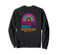 Progress Over Perfection Back To Sweatshirt - Graphic Print Men Women - T-Shirt, Sweatshirt, Hoodie