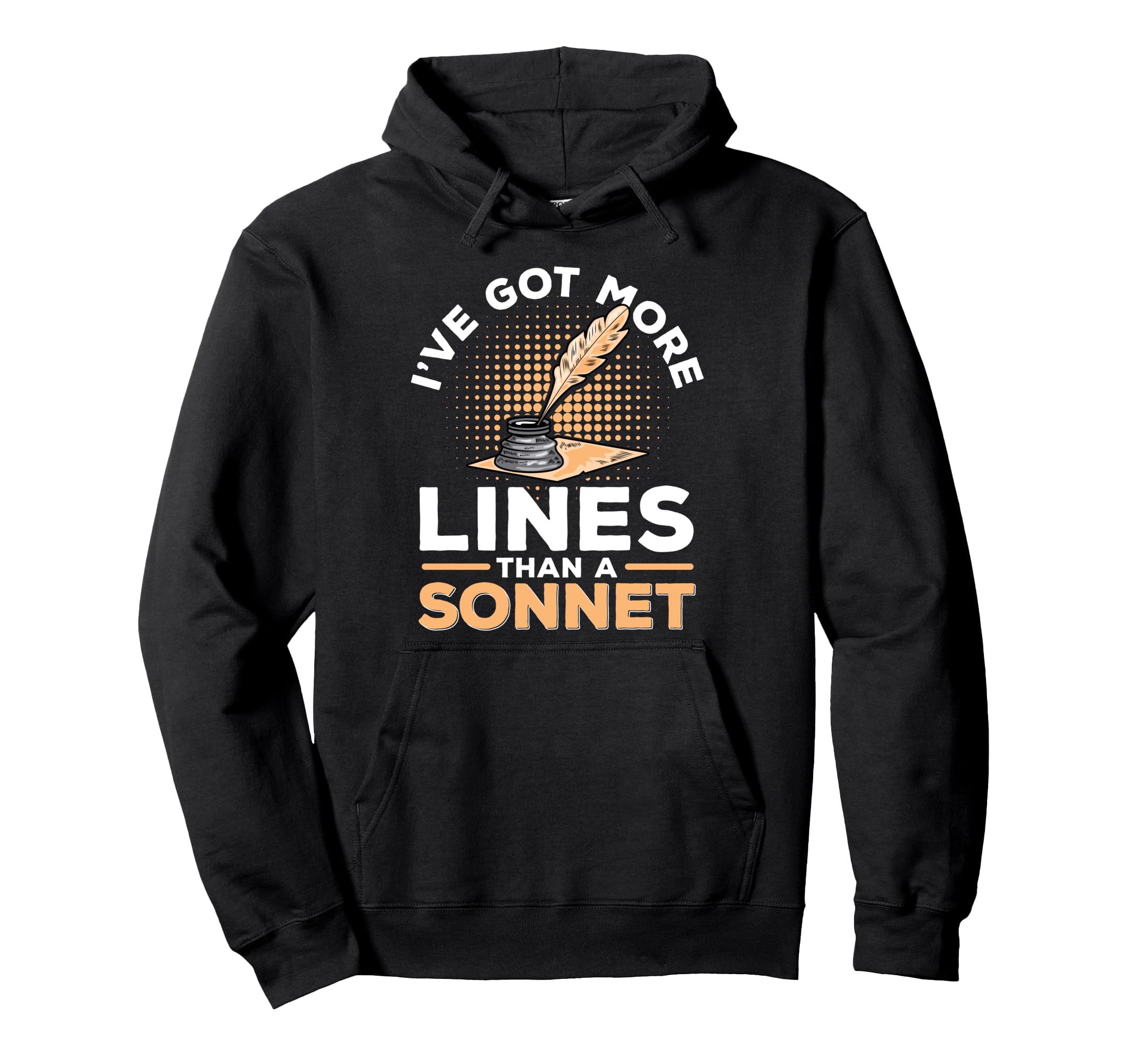 Poetry Poem Author Literature Book Hoodie - Casual Everyday Wear Unisex - T-Shirt, Sweatshirt, Hoodie