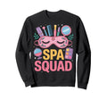 Spa Squad Self Care Weekend Crew Sweatshirt - Custom Art Print Men Women - T-Shirt, Sweatshirt, Hoodie