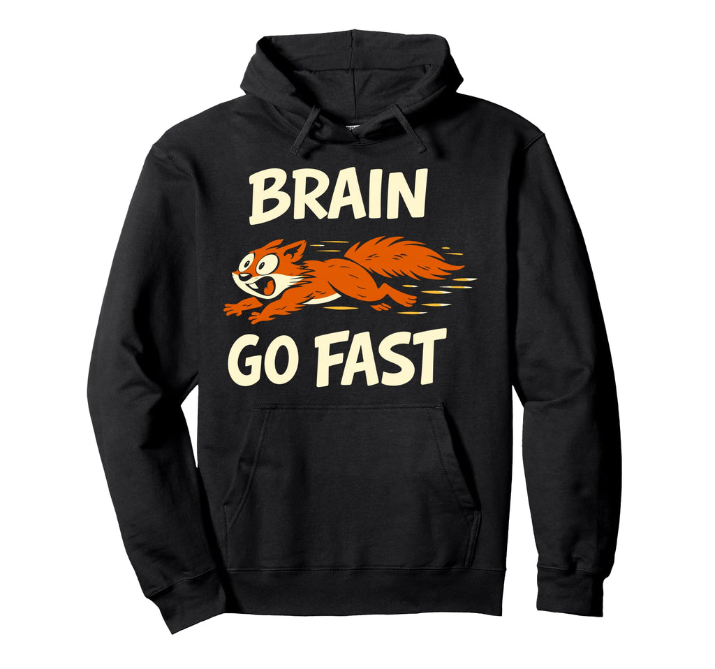 Funny Squirrel Chaotic Energy Hoodie - Aesthetic Graphic for Adults - T-Shirt, Sweatshirt, Hoodie