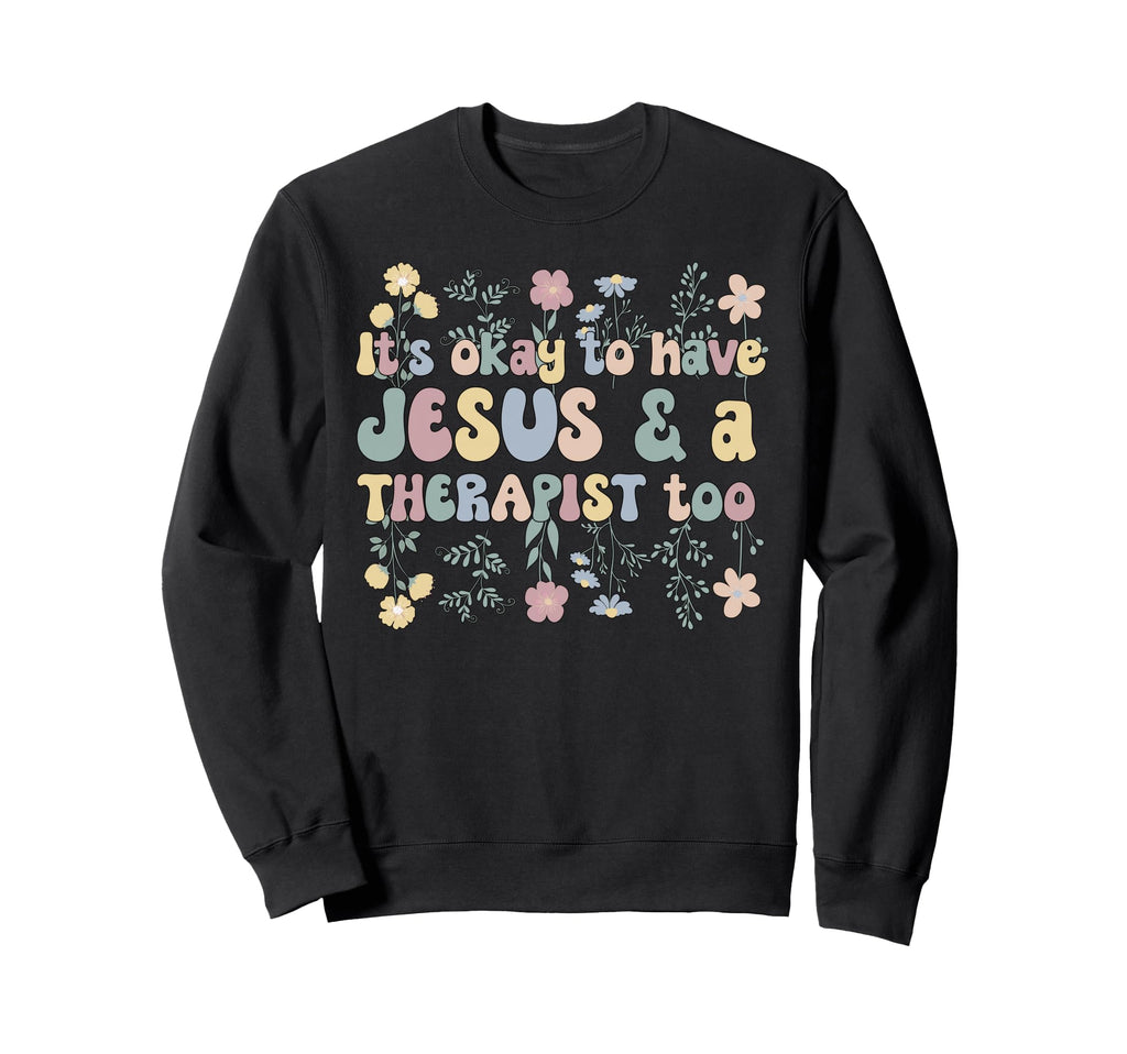 Jesus Mental Health Therapist Mental Sweatshirt - Custom Art Print Unisex - T-Shirt, Sweatshirt, Hoodie