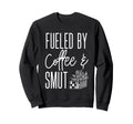 Fueled Coffee And Smut Romance Sweatshirt - Casual Everyday Wear Unisex - T-Shirt, Sweatshirt, Hoodie
