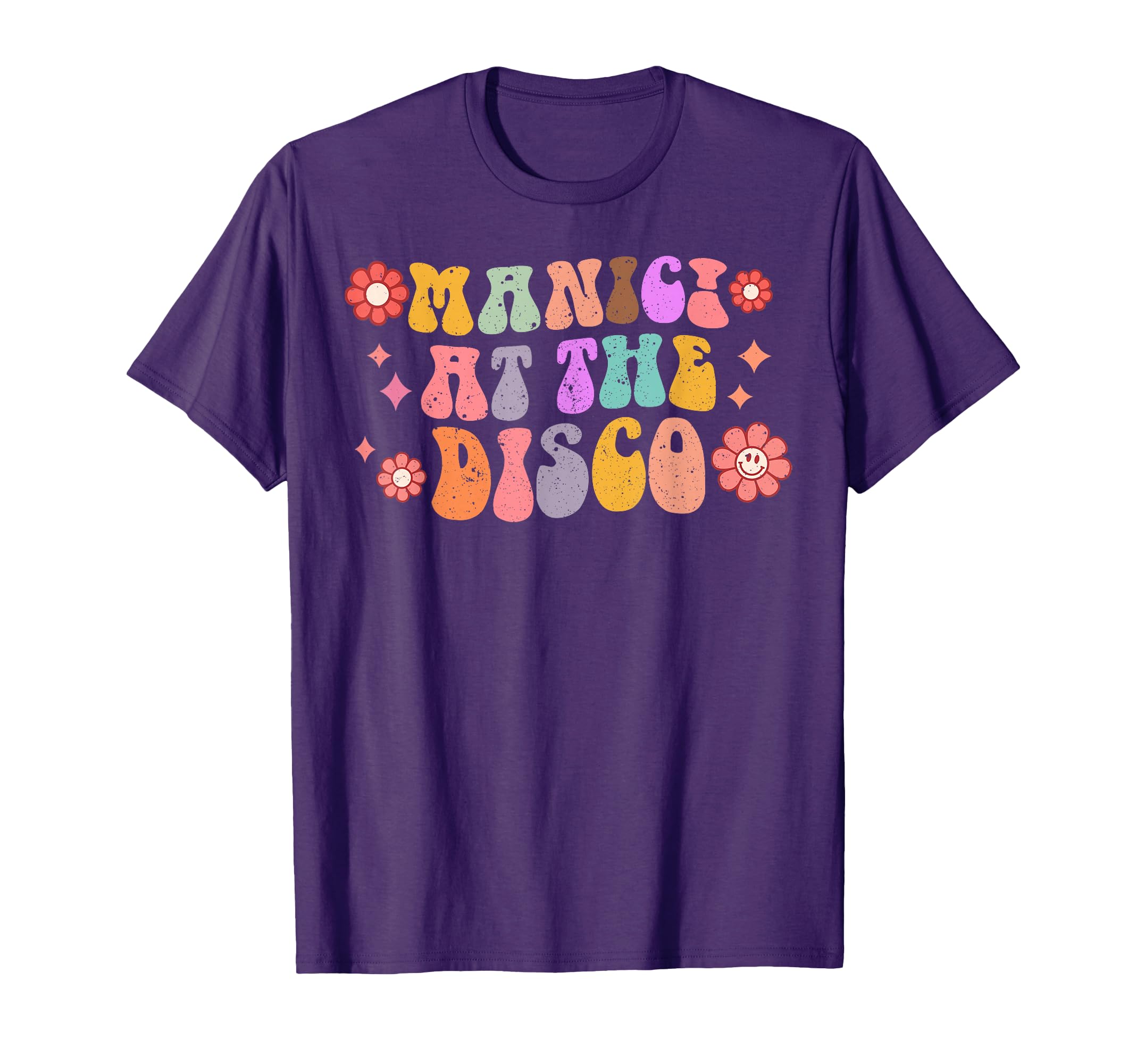 Manic Disco Bipolar Disorder Bpd T-Shirt - Fun Novelty Design for Adults - T-Shirt, Sweatshirt, Hoodie