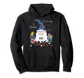 Gnomes Coffee Books Cat Chocolate Gnome Hoodie - Unique Graphic Unisex - T-Shirt, Sweatshirt, Hoodie