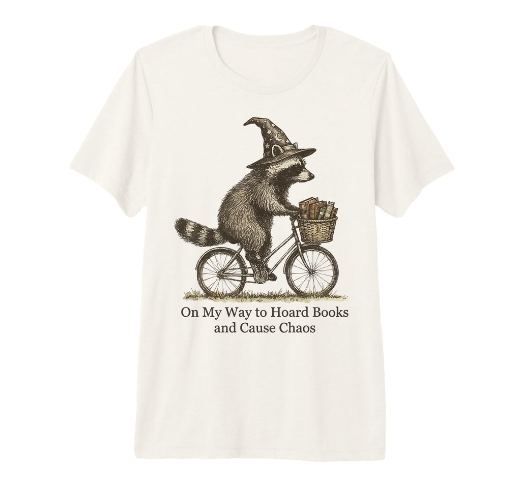 My Way To Hoard Books And Cause T-Shirt - Aesthetic Graphic Men Women - T-Shirt, Sweatshirt, Hoodie