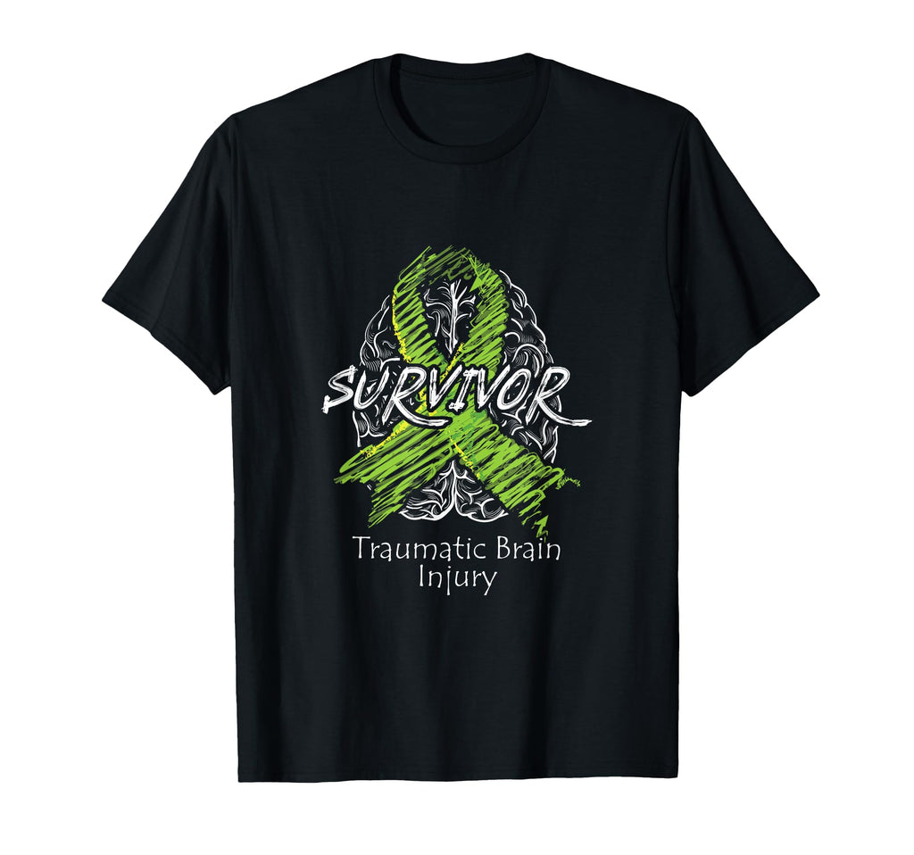 Survivor Traumatic Brain Injury T-Shirt - Custom Art Print for Adults - T-Shirt, Sweatshirt, Hoodie