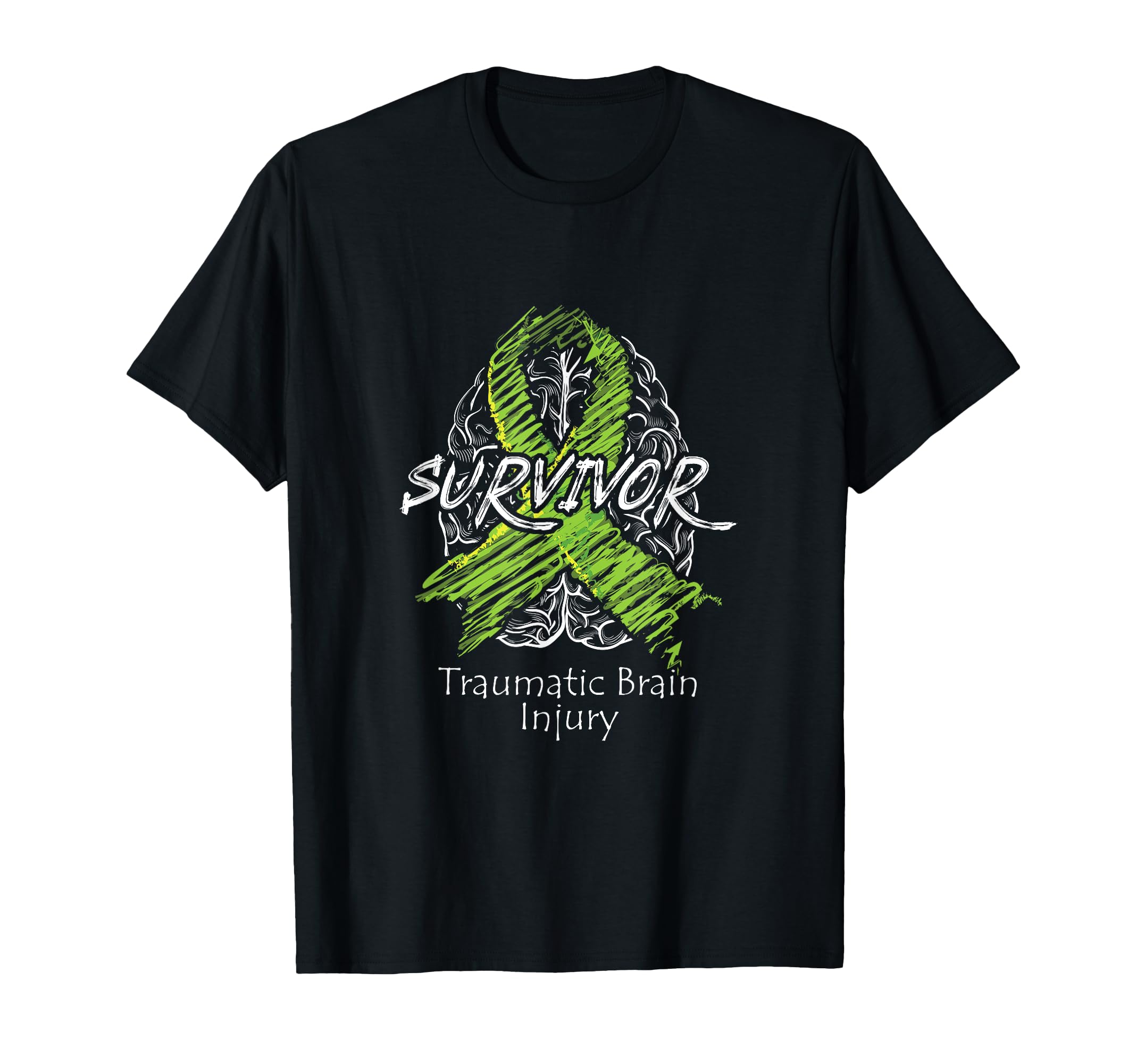Survivor Traumatic Brain Injury T-Shirt - Custom Art Print for Adults - T-Shirt, Sweatshirt, Hoodie