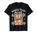 Book Lover Holiday Reads Await T-Shirt - Streetwear Style for Adults - T-Shirt, Sweatshirt, Hoodie