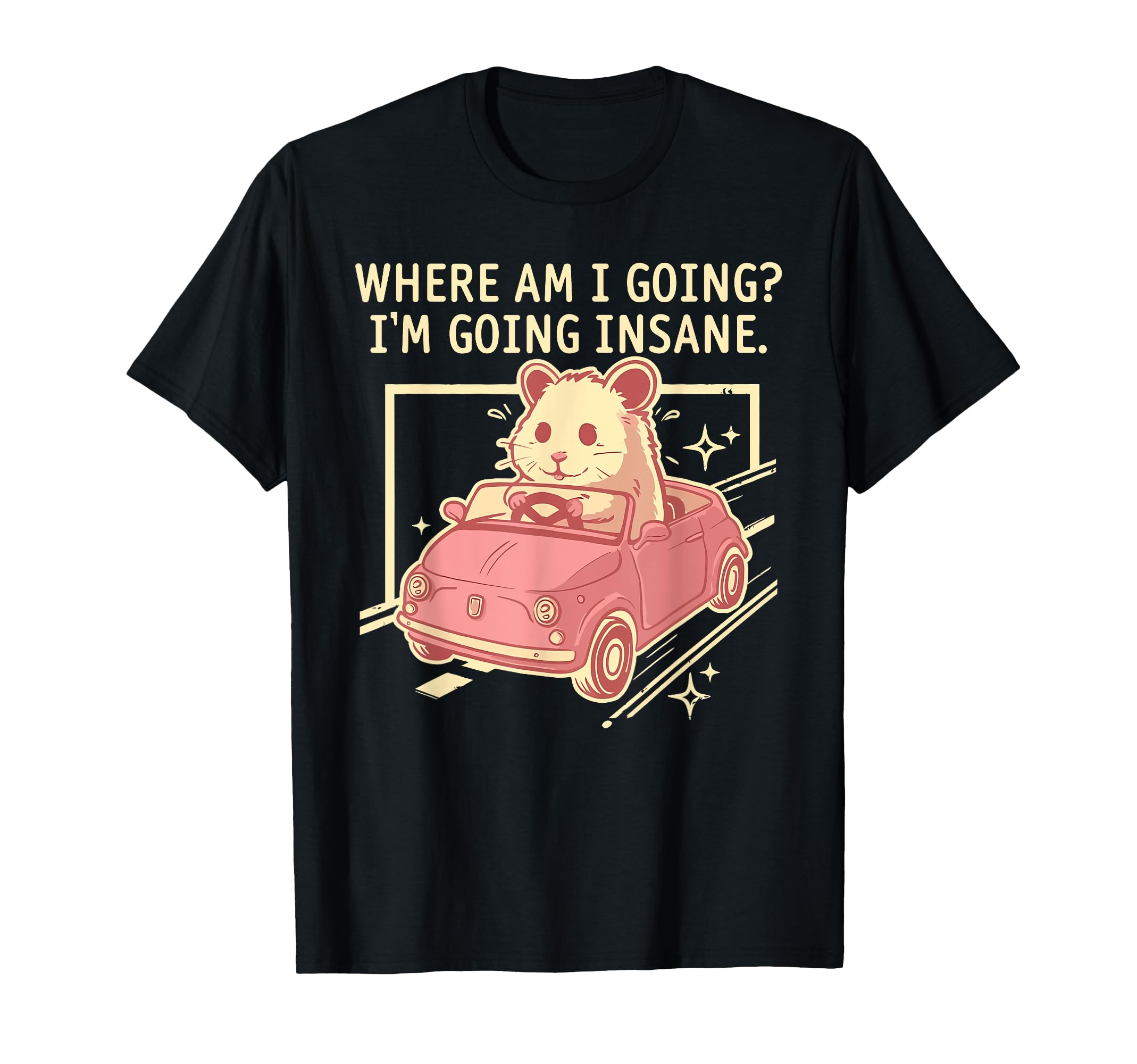 Where Am I Going Im Going Insane T-Shirt - Aesthetic Graphic for Adults - T-Shirt, Sweatshirt, Hoodie