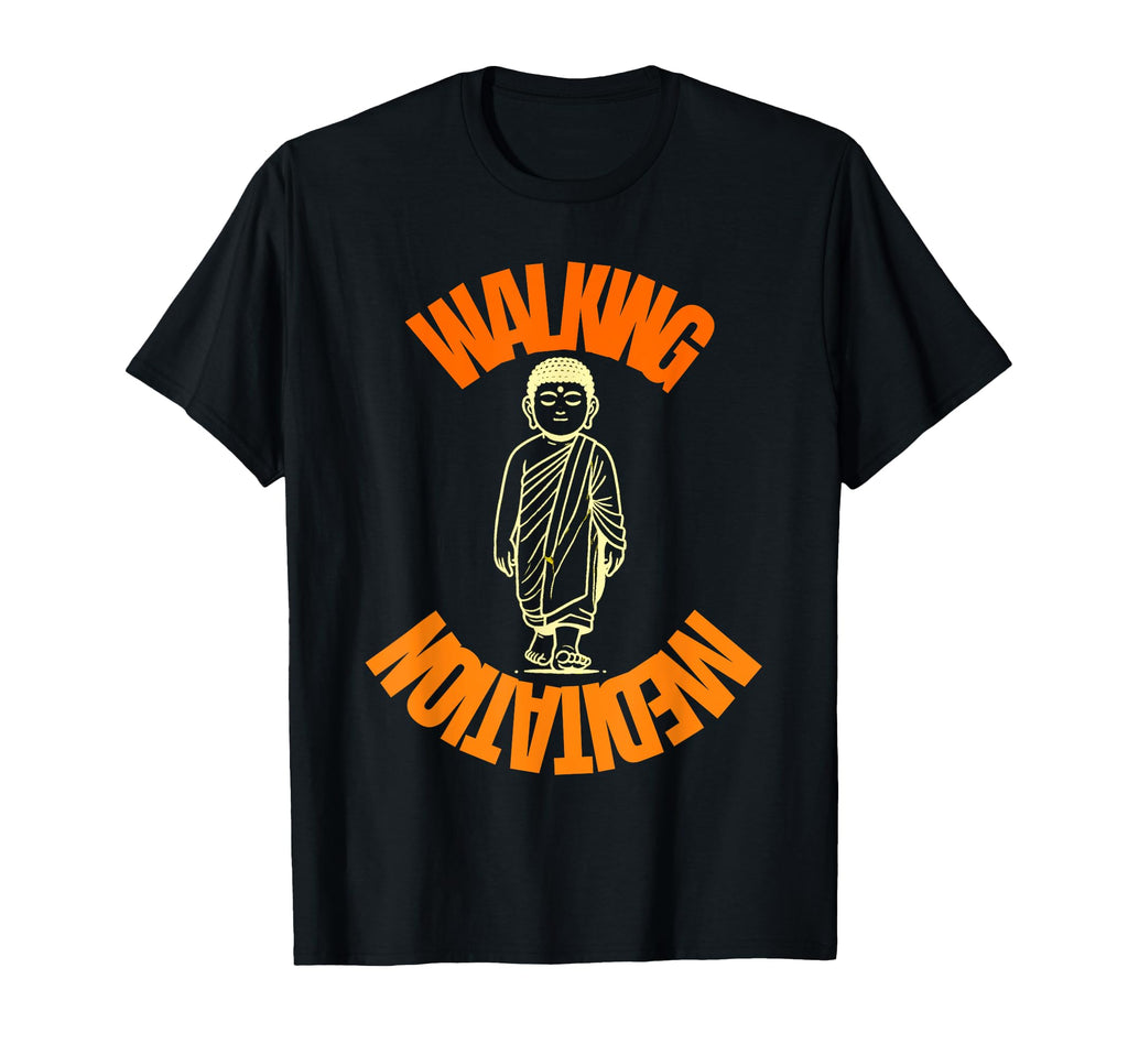 Walking Meditation Vipassana Zen Or T-Shirt - Minimalist Print Unisex - T-Shirt, Sweatshirt, Hoodie