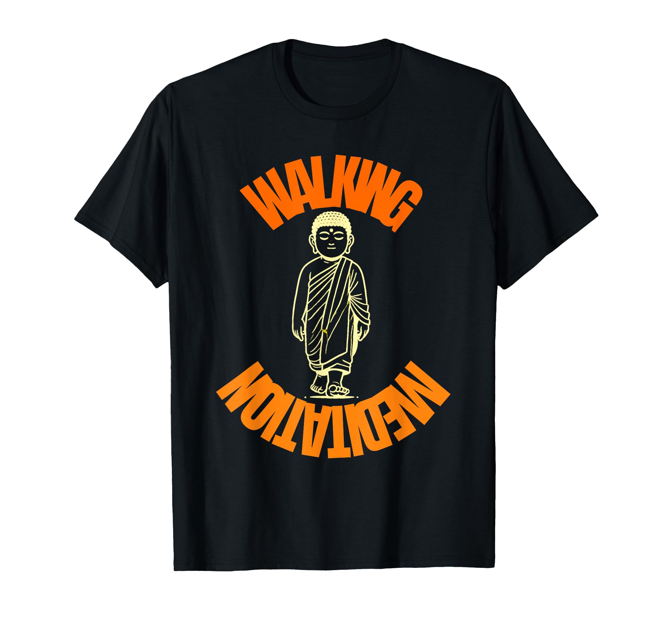 Walking Meditation Vipassana Zen Or T-Shirt - Minimalist Print Unisex - T-Shirt, Sweatshirt, Hoodie