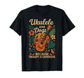 Hawaiian Ukulele Uke Dog Ukulele And T-Shirt - Aesthetic Graphic Men Women - T-Shirt, Sweatshirt, Hoodie