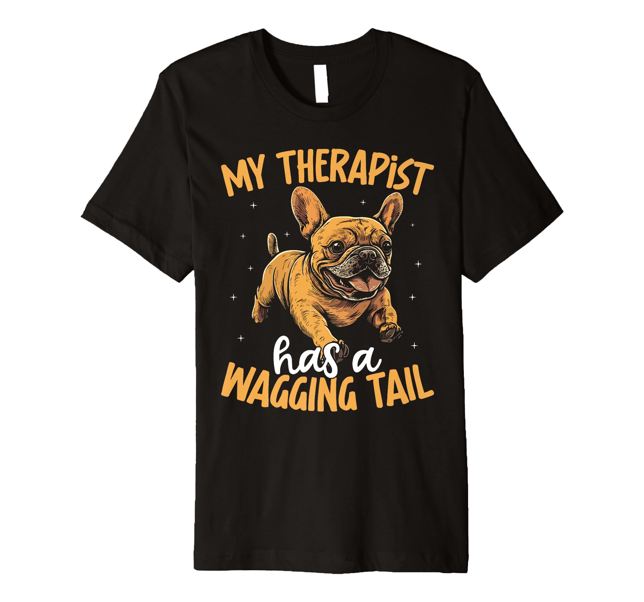 French Bulldog Therapy Service Dog T-Shirt - Aesthetic Graphic Unisex - T-Shirt, Sweatshirt, Hoodie