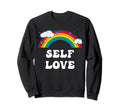Self Love Rainbow Yoga Self Sweatshirt - Casual Everyday Wear for Adults - T-Shirt, Sweatshirt, Hoodie