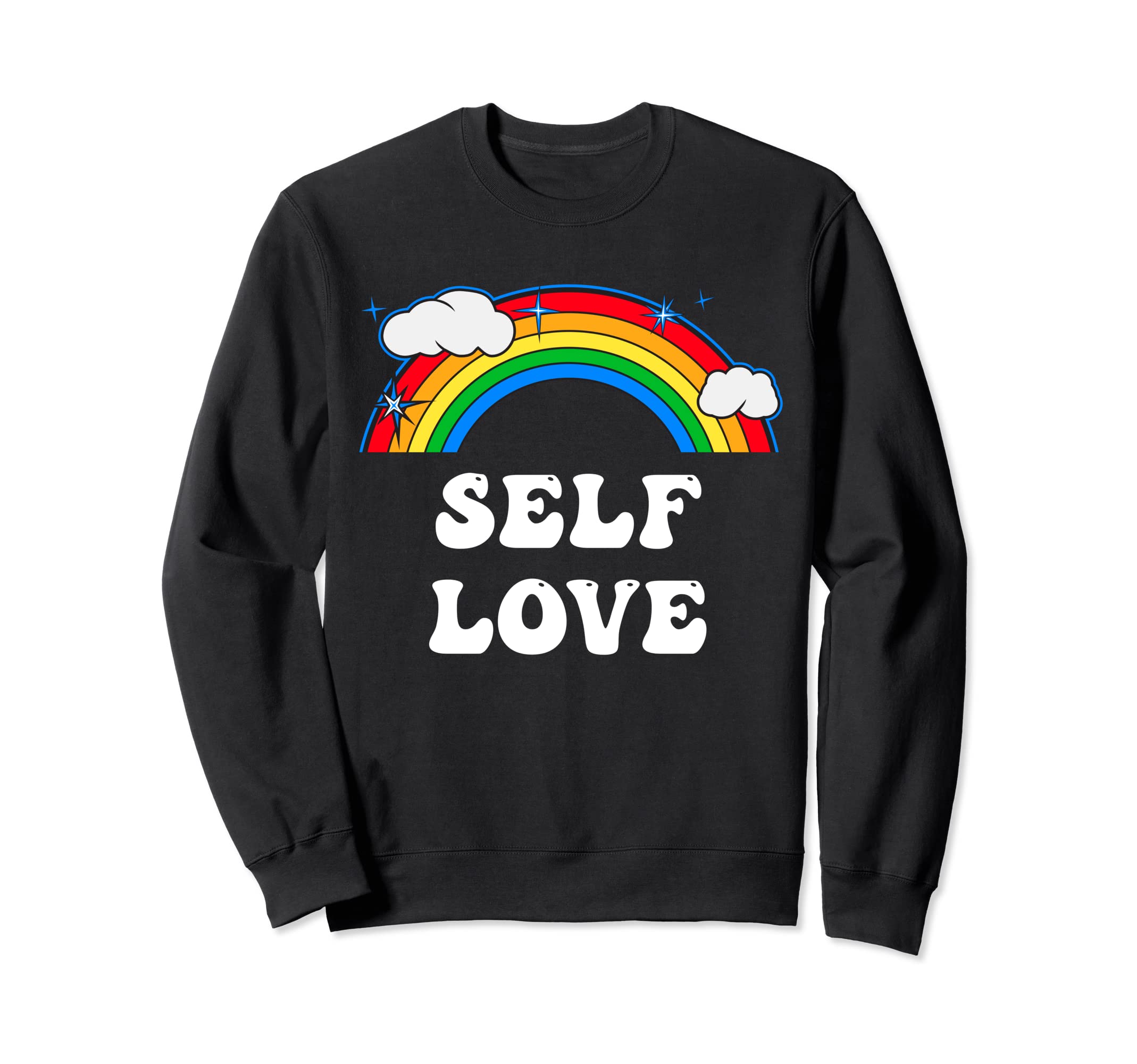 Self Love Rainbow Yoga Self Sweatshirt - Casual Everyday Wear for Adults - T-Shirt, Sweatshirt, Hoodie