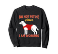 Do Not Pet Me Please I Am Sweatshirt - Fun Novelty Design Men Women - T-Shirt, Sweatshirt, Hoodie