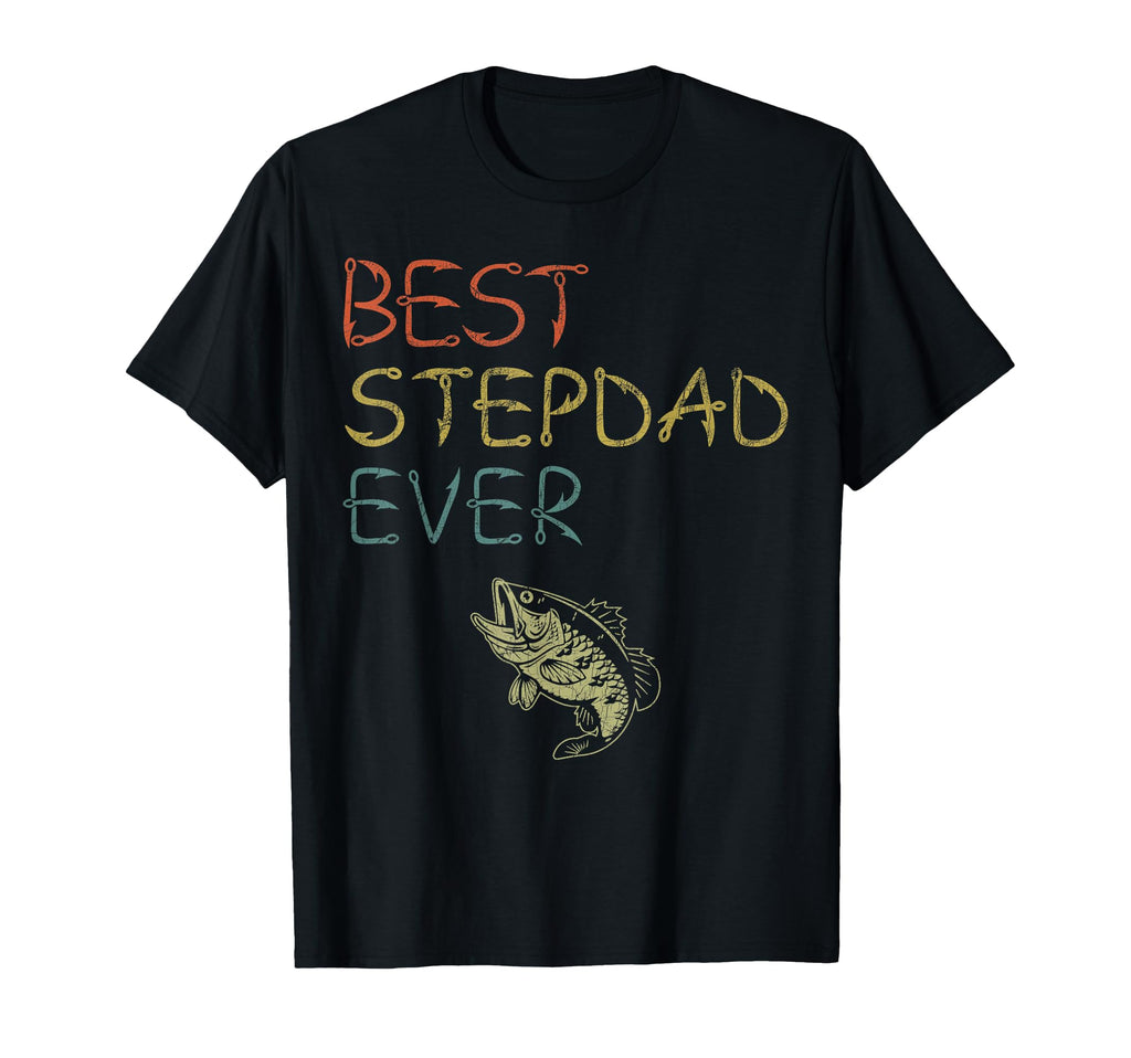 Step Dad Fishing Best Stepdad Ever T-Shirt - Custom Art Print for Adults - T-Shirt, Sweatshirt, Hoodie