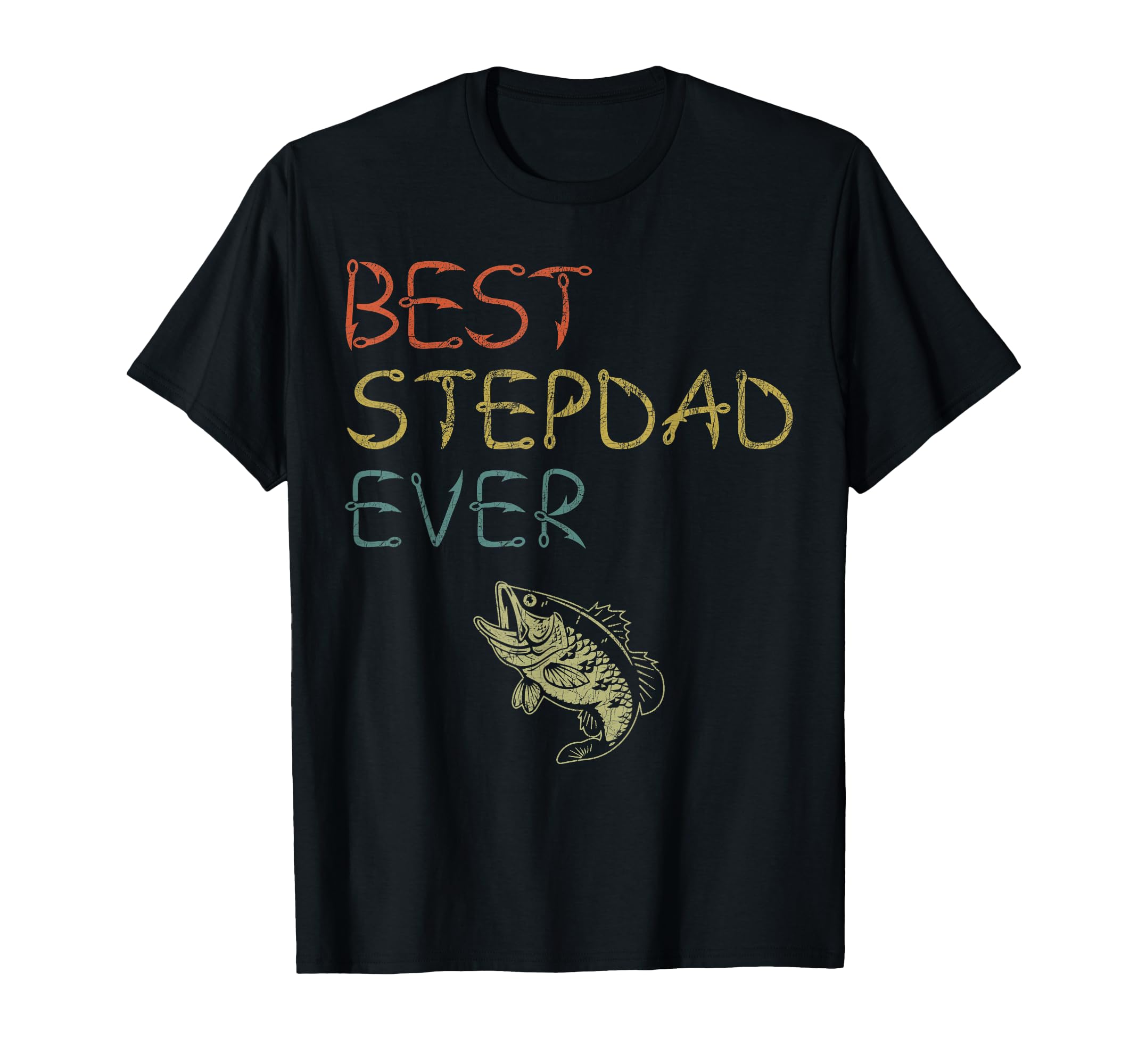 Step Dad Fishing Best Stepdad Ever T-Shirt - Custom Art Print for Adults - T-Shirt, Sweatshirt, Hoodie