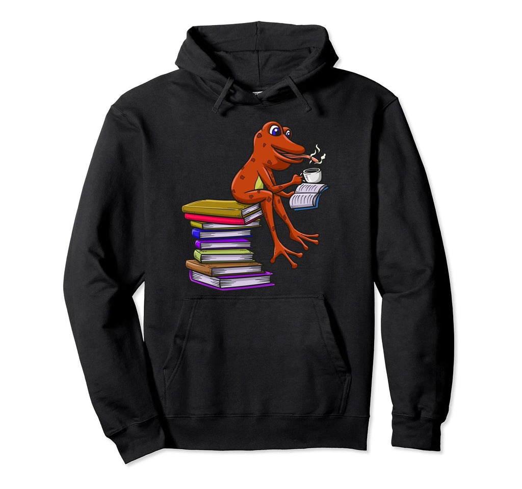 Reading Books Avid Reader Bibliophile Hoodie - Minimalist Print for Adults - T-Shirt, Sweatshirt, Hoodie