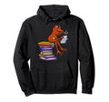 Reading Books Avid Reader Bibliophile Hoodie - Minimalist Print for Adults - T-Shirt, Sweatshirt, Hoodie