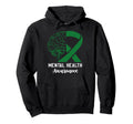 Mental Health Awareness Hoodie - Custom Art Print for Adults - T-Shirt, Sweatshirt, Hoodie