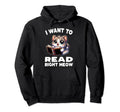 Reading Book Cat Library Reading Teacher Hoodie - Trendy Graphic Men Women - T-Shirt, Sweatshirt, Hoodie