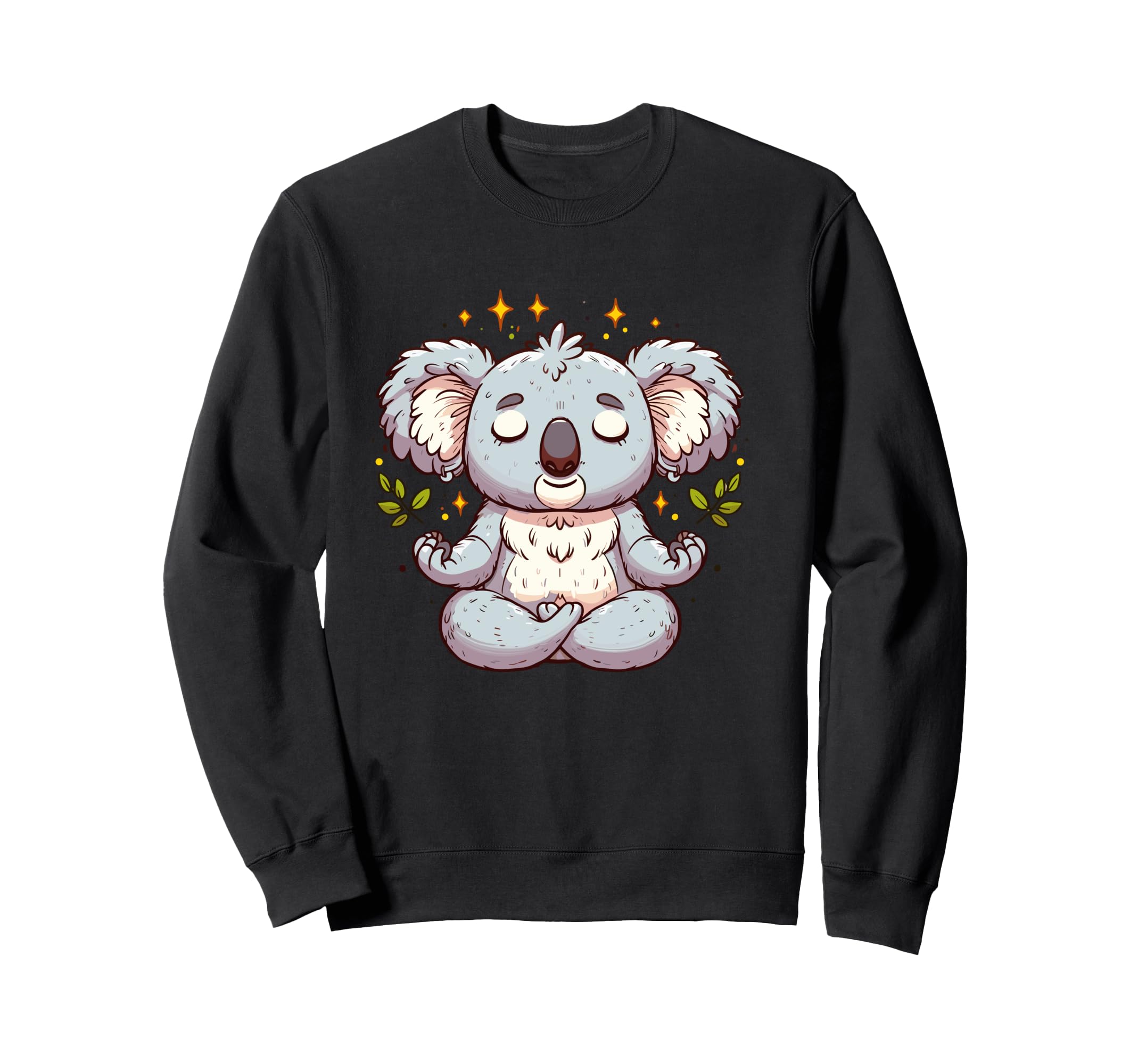 Meditation Koala Yoga Pose Relaxing Sweatshirt - Novelty Apparel Unisex - T-Shirt, Sweatshirt, Hoodie