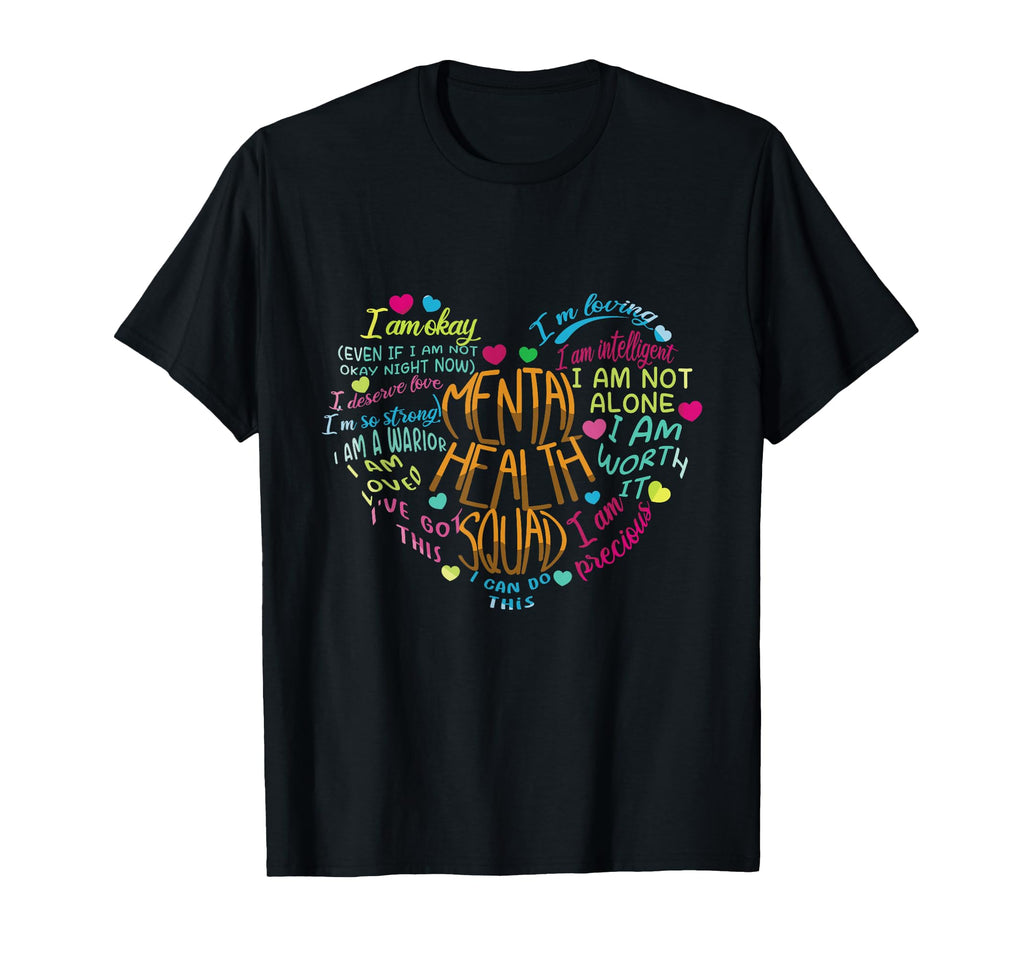 Mental Health Squad Mental Health T-Shirt - Custom Art Print Unisex - T-Shirt, Sweatshirt, Hoodie