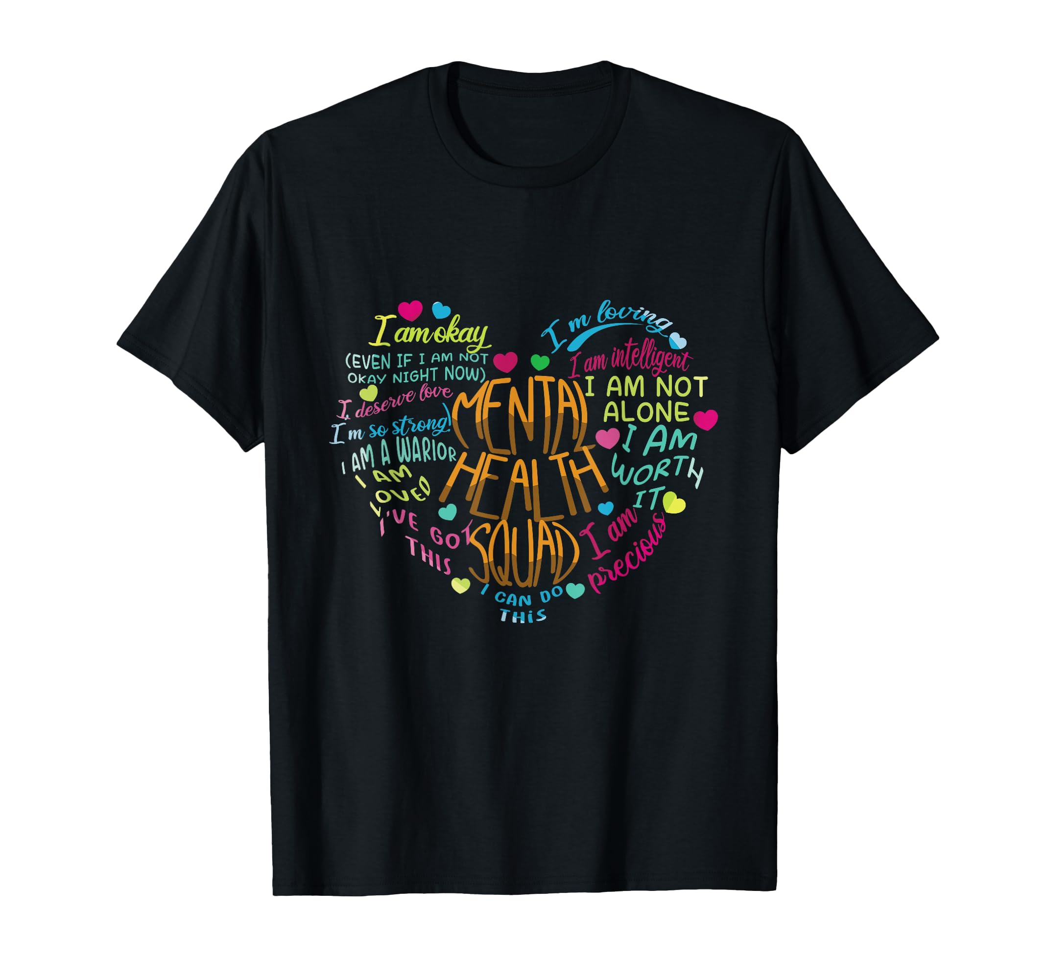 Mental Health Squad Mental Health T-Shirt - Custom Art Print Unisex - T-Shirt, Sweatshirt, Hoodie