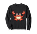 Meditation Crab Yoga Pose Relaxing Sweatshirt - Minimalist Print Unisex - T-Shirt, Sweatshirt, Hoodie
