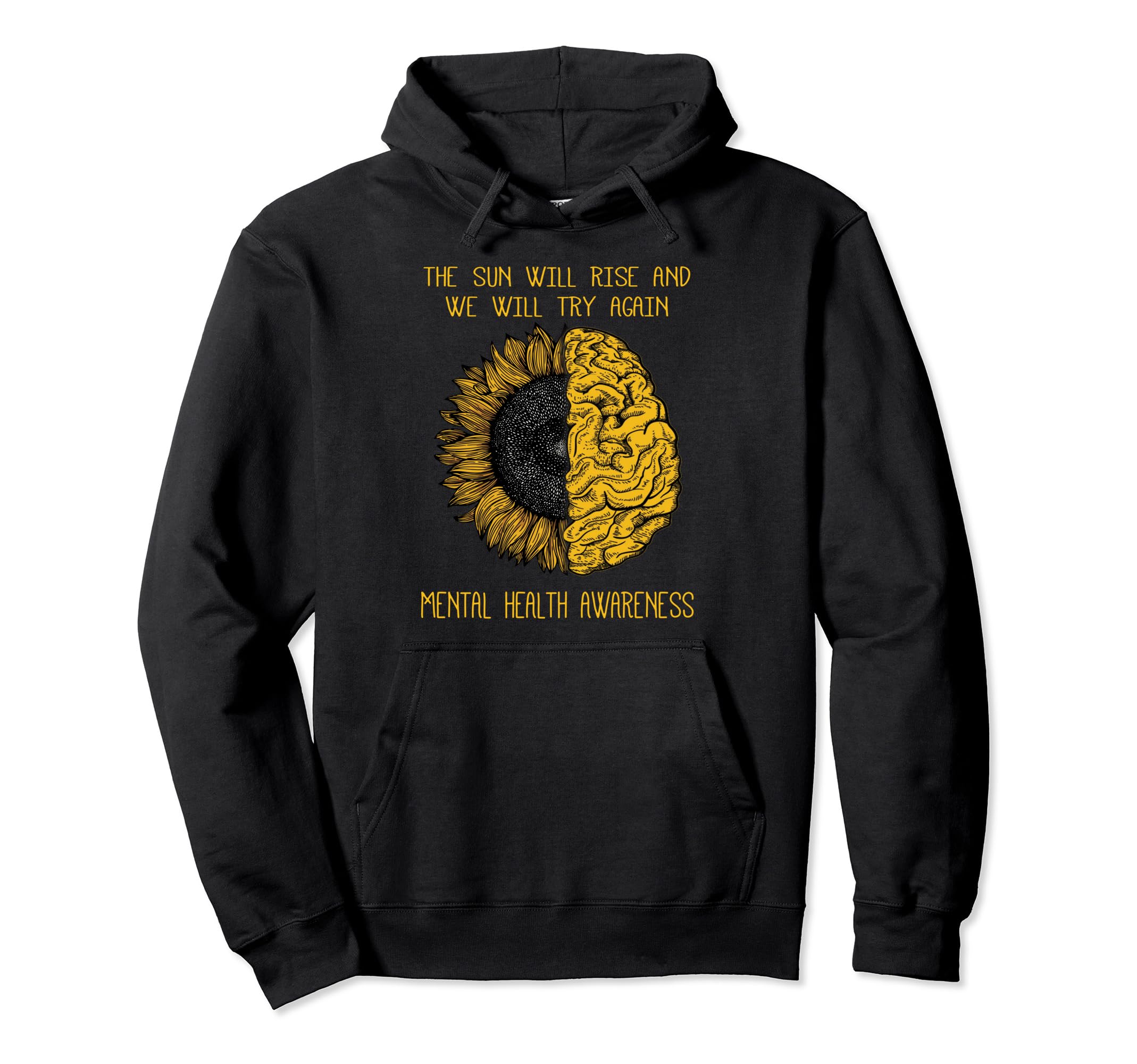 Beautiful And Inspiring Mental Health Hoodie - Unique Graphic for Adults - T-Shirt, Sweatshirt, Hoodie