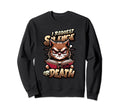 Cat Reading Book Requests Silence Sweatshirt - Casual Everyday Wear Unisex - T-Shirt, Sweatshirt, Hoodie