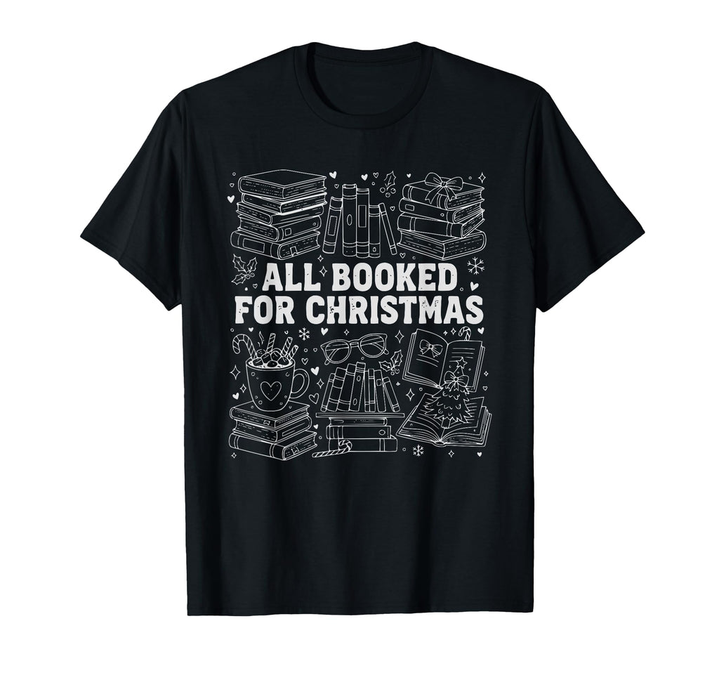 All Booked Book Lover T-Shirt - Aesthetic Graphic for Adults - T-Shirt, Sweatshirt, Hoodie