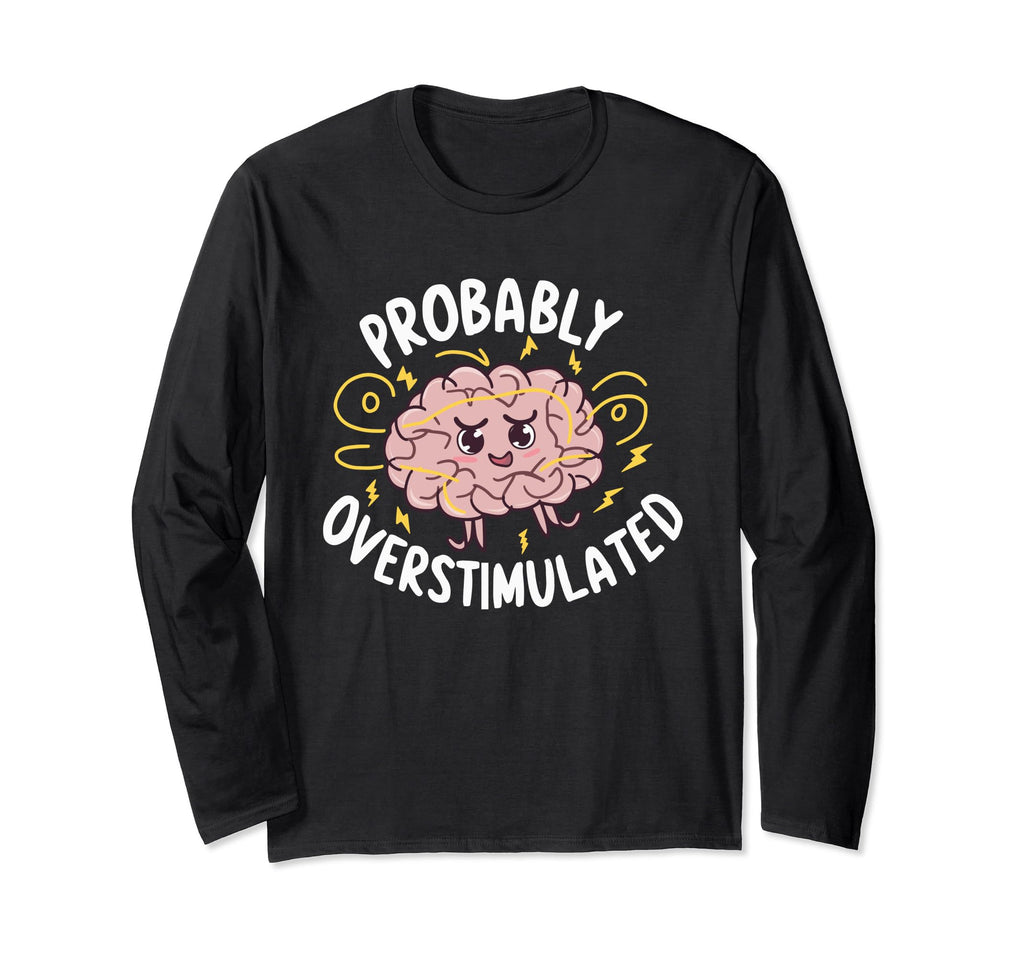 Anxiety Introvert Mental Health Hoodie - Unique Graphic Unisex - T-Shirt, Sweatshirt, Hoodie