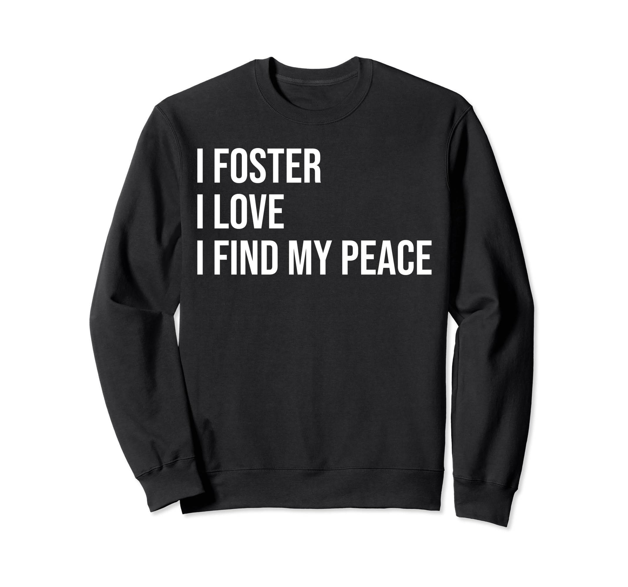 Animal Fosterer Meme Self Care Sweatshirt - Minimalist Print for Adults - T-Shirt, Sweatshirt, Hoodie