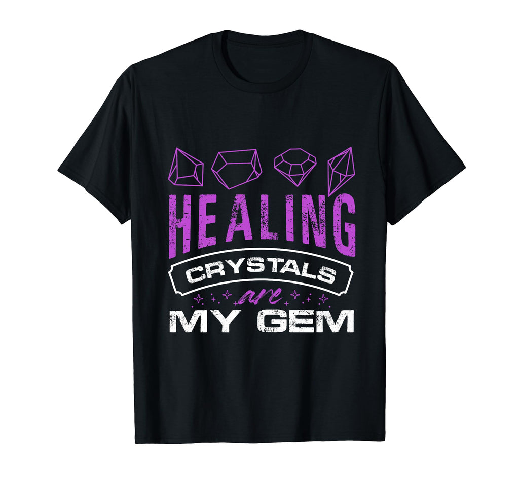 Healing Crystals Are My Gem Asian T-Shirt - Aesthetic Graphic Unisex - T-Shirt, Sweatshirt, Hoodie