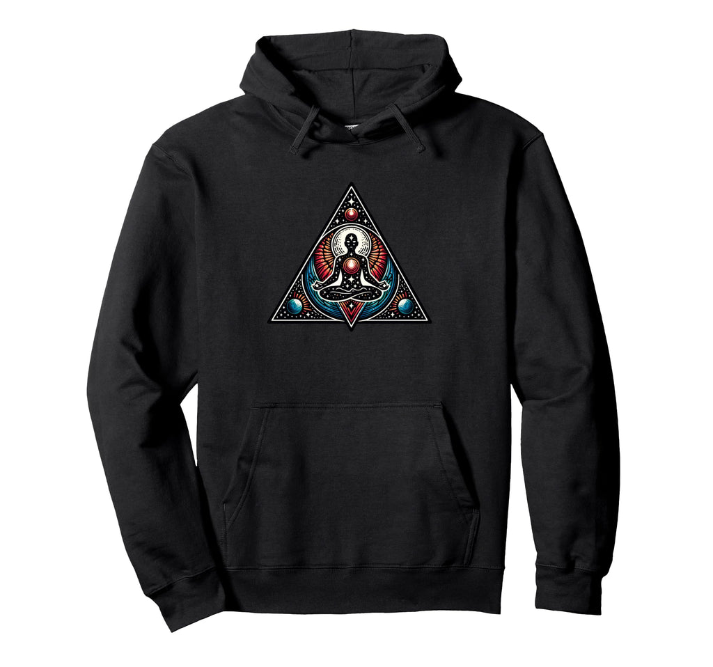 Cosmic Meditation Art Mindfulness Hoodie - Aesthetic Graphic for Adults - T-Shirt, Sweatshirt, Hoodie