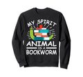 Book Reading Bookworm Library Sweatshirt - Fun Novelty Design Men Women - T-Shirt, Sweatshirt, Hoodie