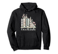 Bookish Floral Books Spring Aesthetic Hoodie - Novelty Apparel for Adults - T-Shirt, Sweatshirt, Hoodie