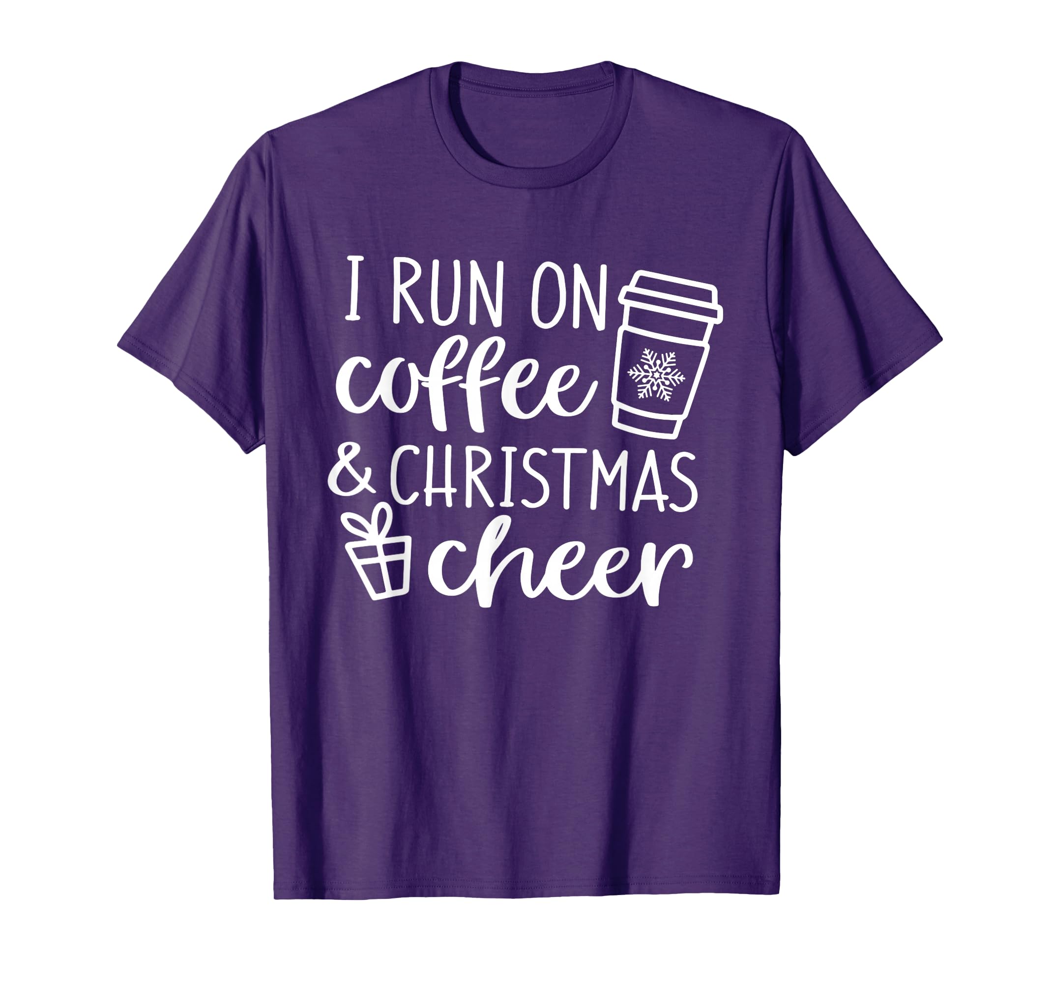 I Run Coffee Cheer Holiday Hoodie - Novelty Apparel Men Women - T-Shirt, Sweatshirt, Hoodie
