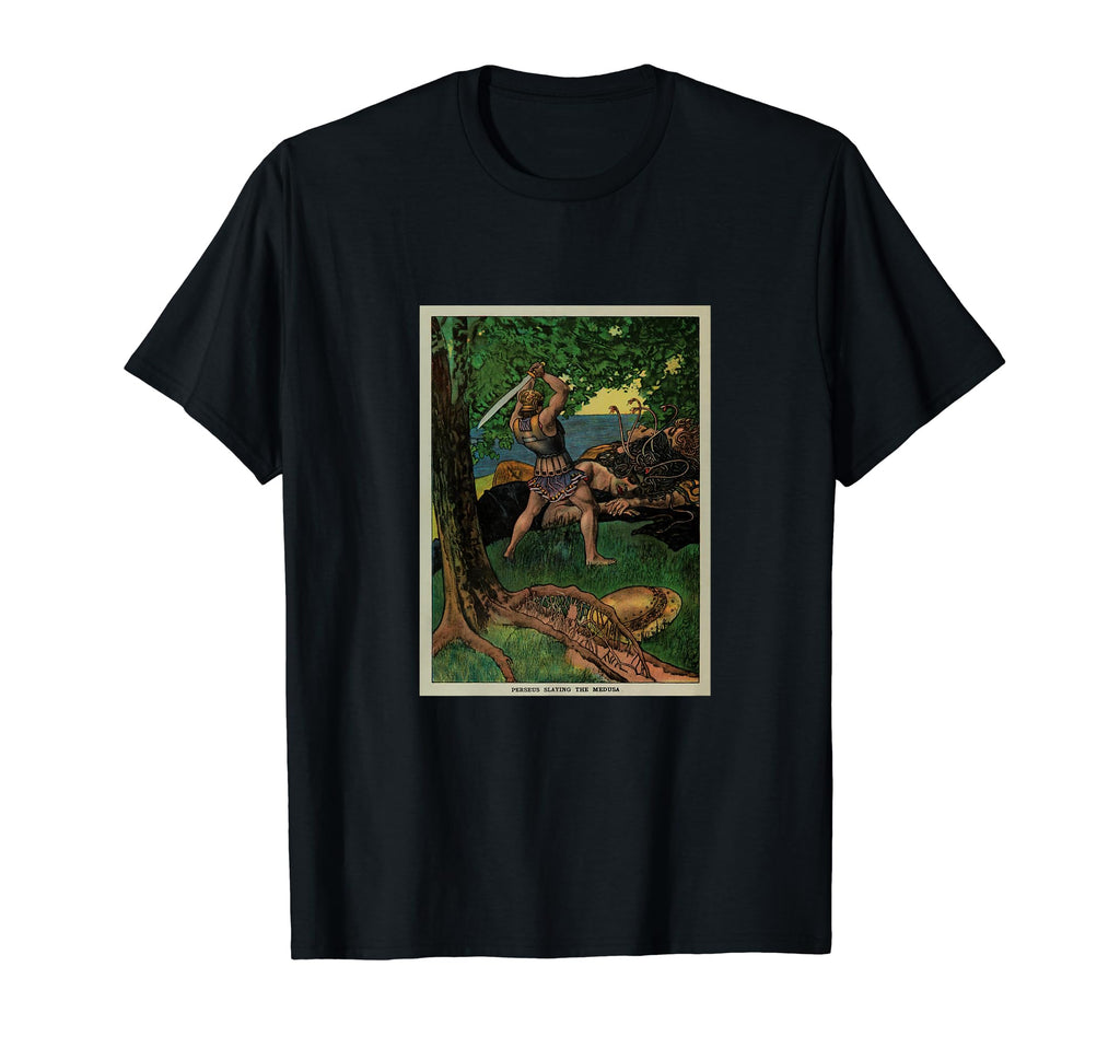Perseus Slaying Medusa 1914 T-Shirt - Trendy Graphic Men Women - T-Shirt, Sweatshirt, Hoodie