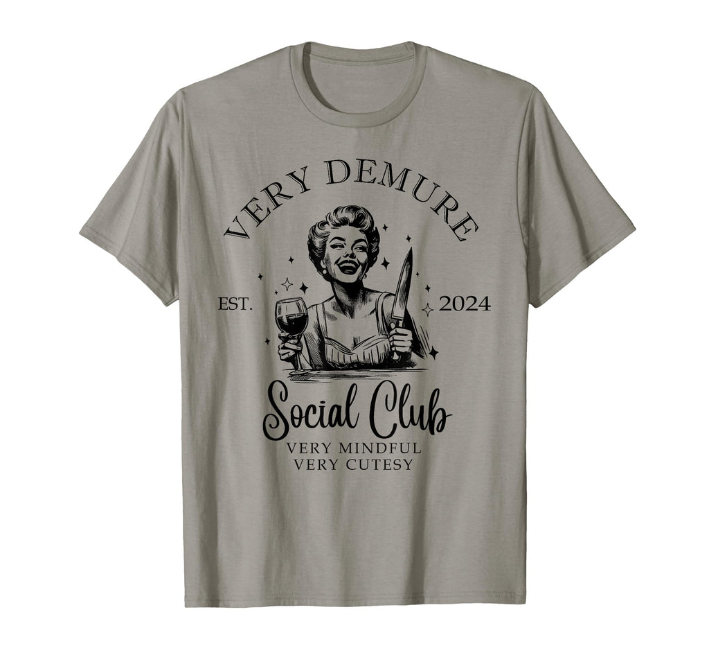 Funny Very Demure Social Club Very T-Shirt - Custom Art Print for Adults - T-Shirt, Sweatshirt, Hoodie
